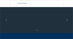 Desktop Screenshot of mccallthomas.com